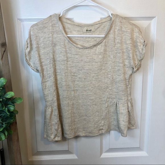 Madewell Caplan Linen Tee - Picture 3 of 5